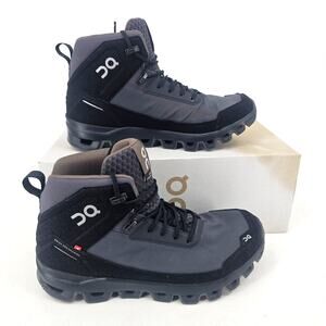 NEW On Running Cloudridge Sneaker Hiking Boot Eclipse Black Mens 7.5 W 9.5